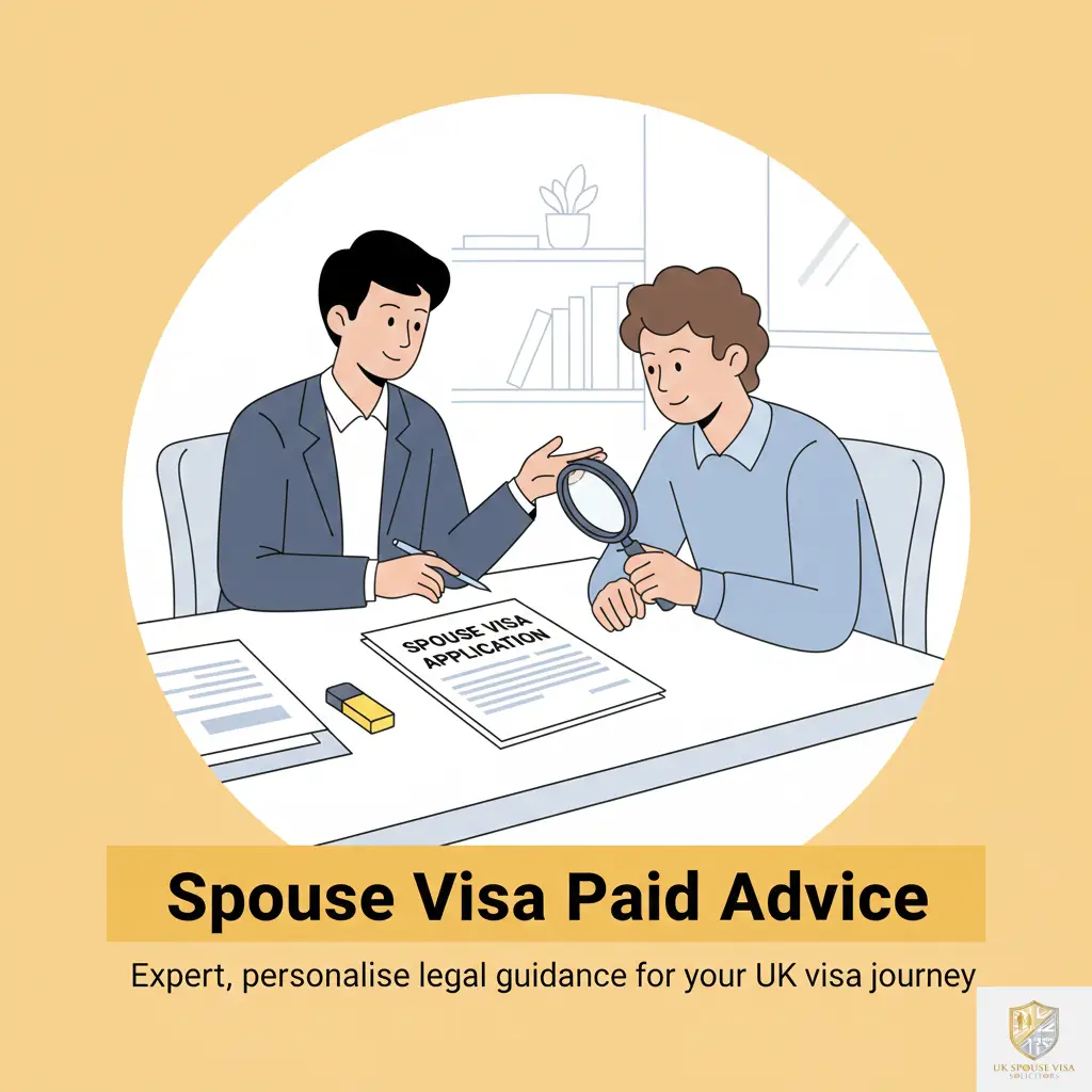 spouse visa paid advice